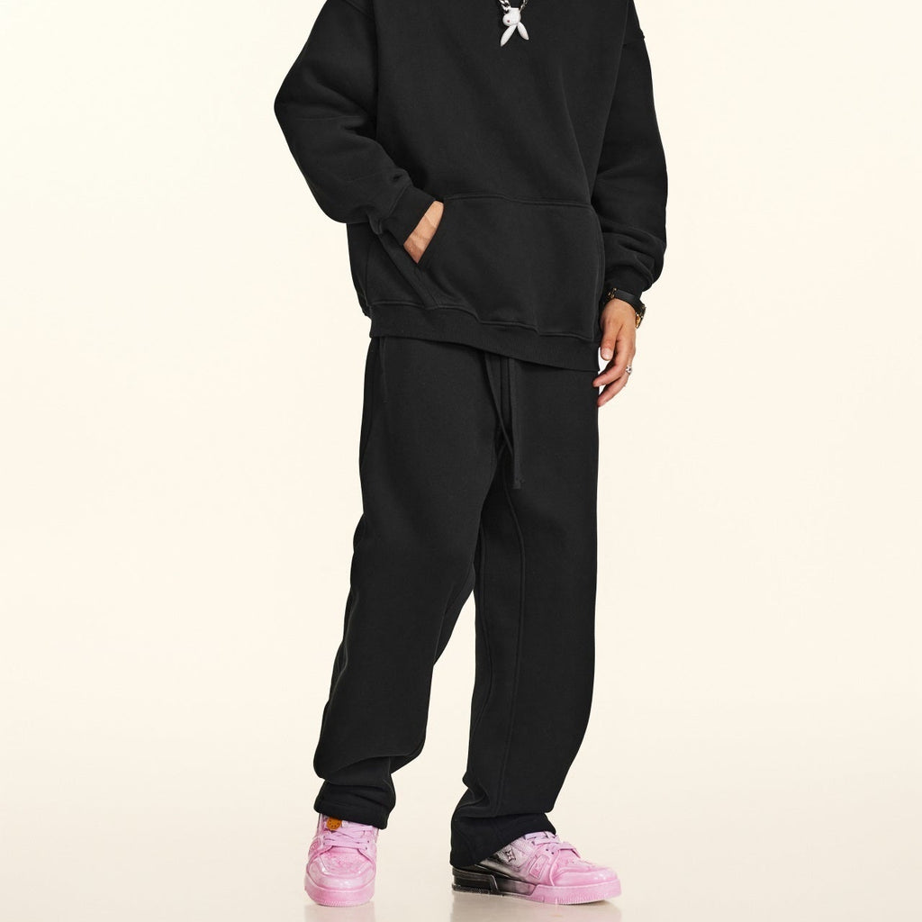 600GSM gerade Fleece-Jogginghose