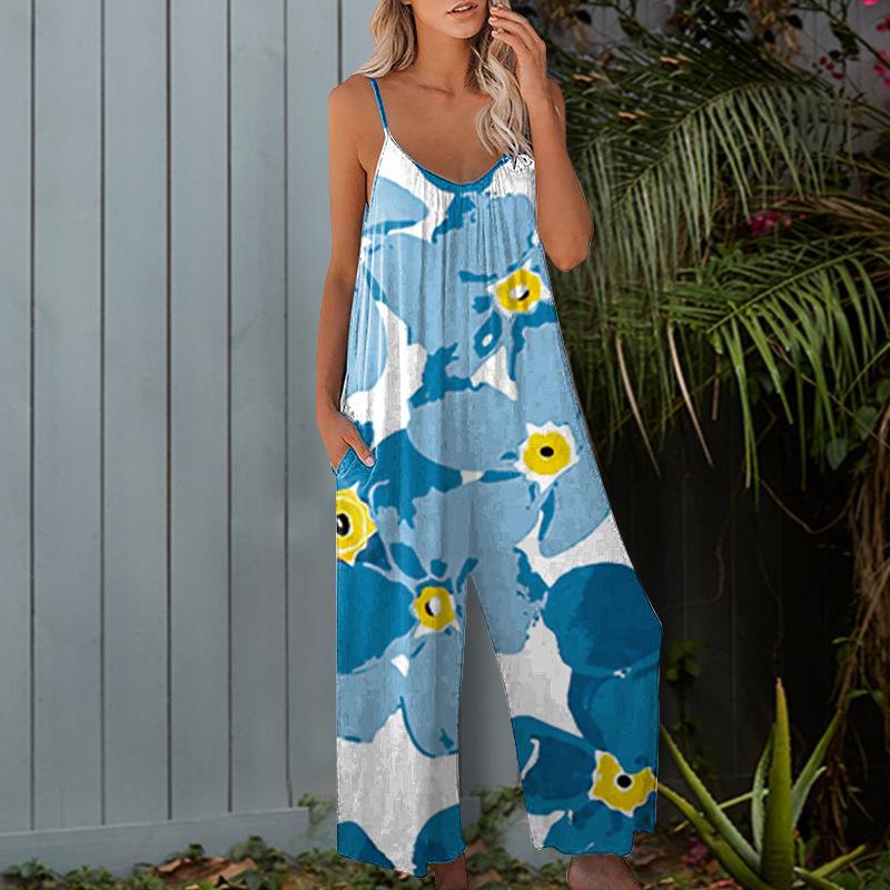 High Stretchy Wide Leg Jumpsuit