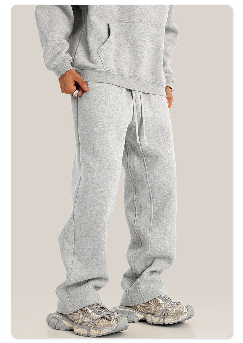 345 GSM Straight-Leg Fleece Comfort Sweatpants