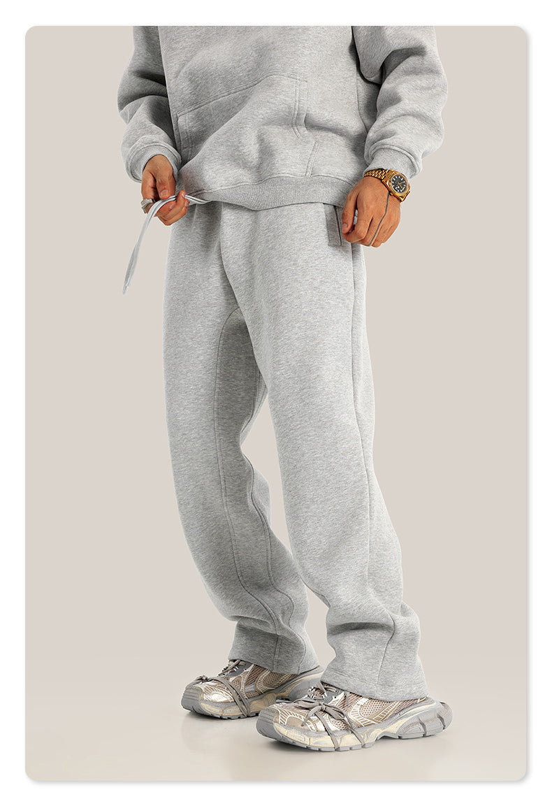 345 GSM Straight-Leg Fleece Comfort Sweatpants