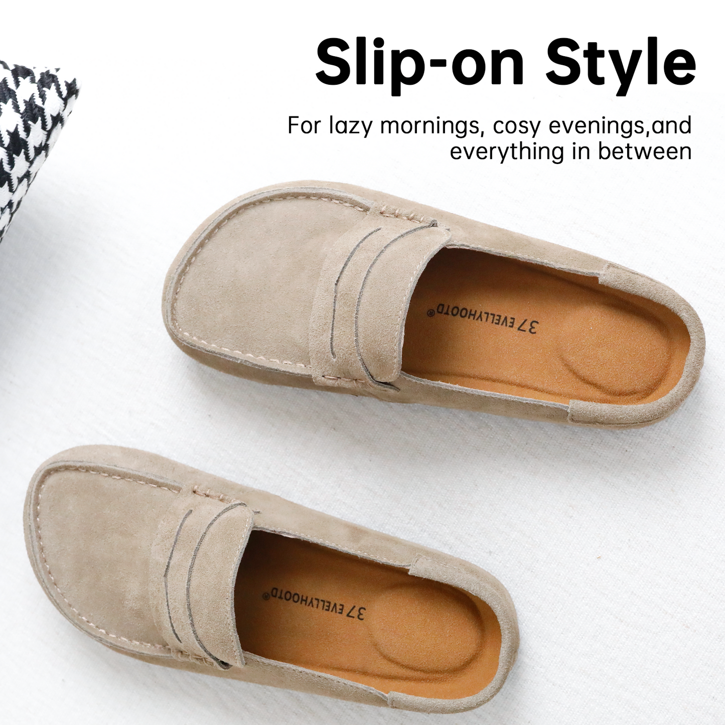 8559 Lofel | Genuine Suede Loafer Mules