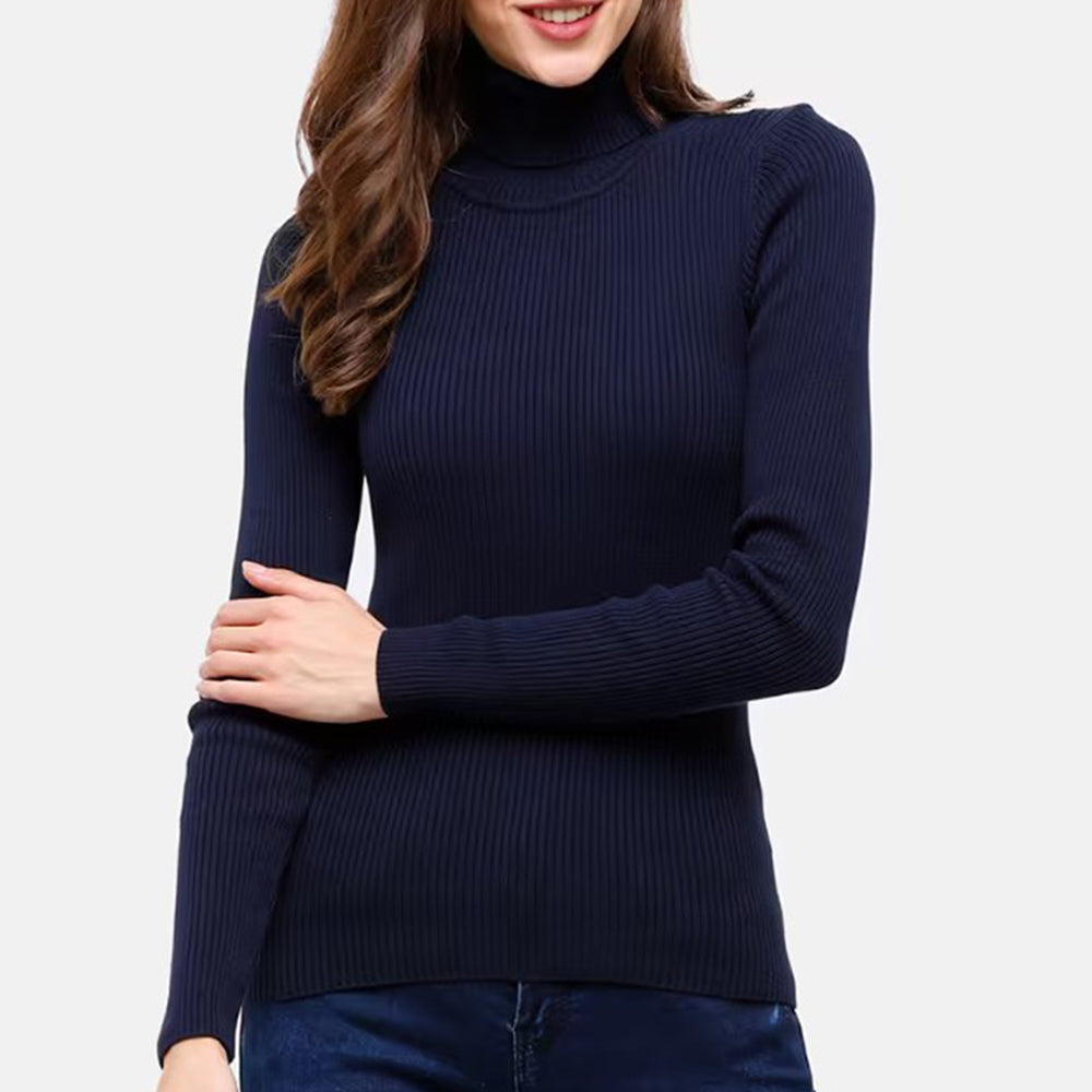 Soft Comfy Turtleneck Knitted Bottoming Sweater | Fit UK6-20