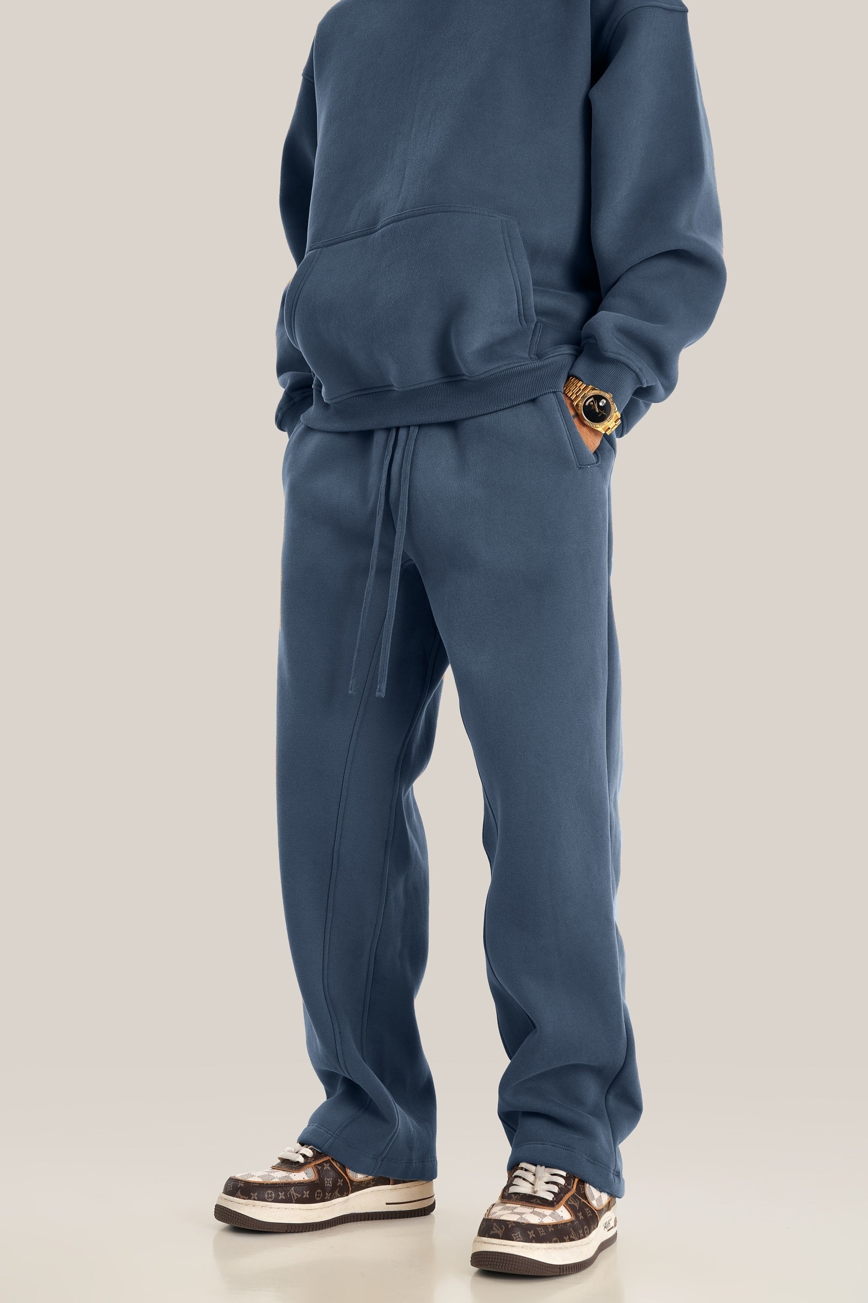 600GSM Straight Fleece Sweatpants – evellyhootd