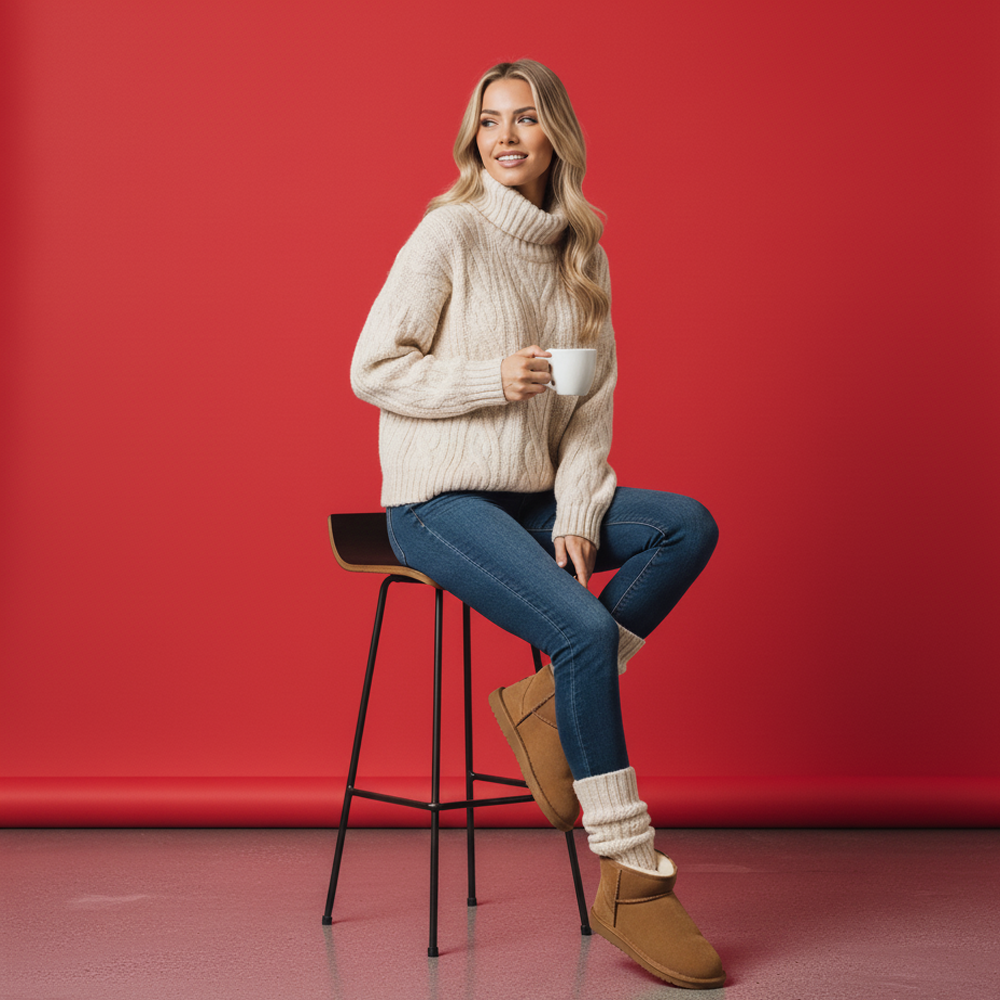 5899 Klassische Schneestiefeletten