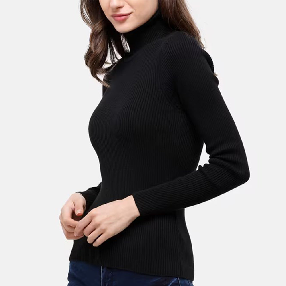 Soft Comfy Turtleneck Knitted Bottoming Sweater | Fit UK6-20