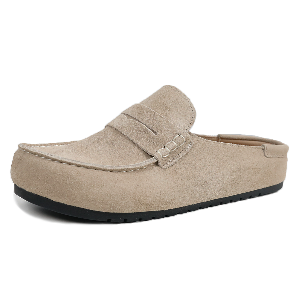 8559 Lofel | Genuine Suede Loafer Mules