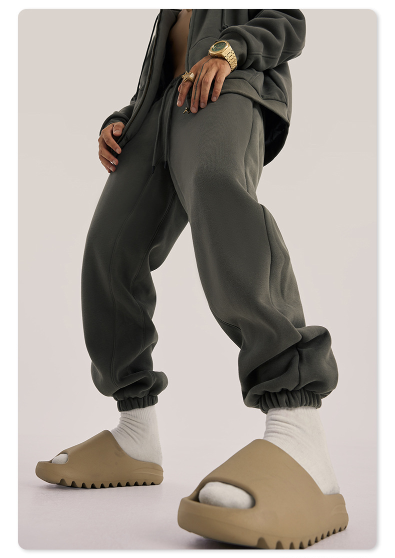 345 GSM Cuffed-Leg Fleece Comfort Sweatpants