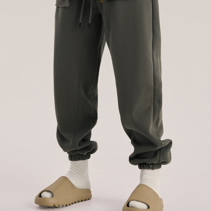 600GSM Fleece-Jogginghose mit Bündchen