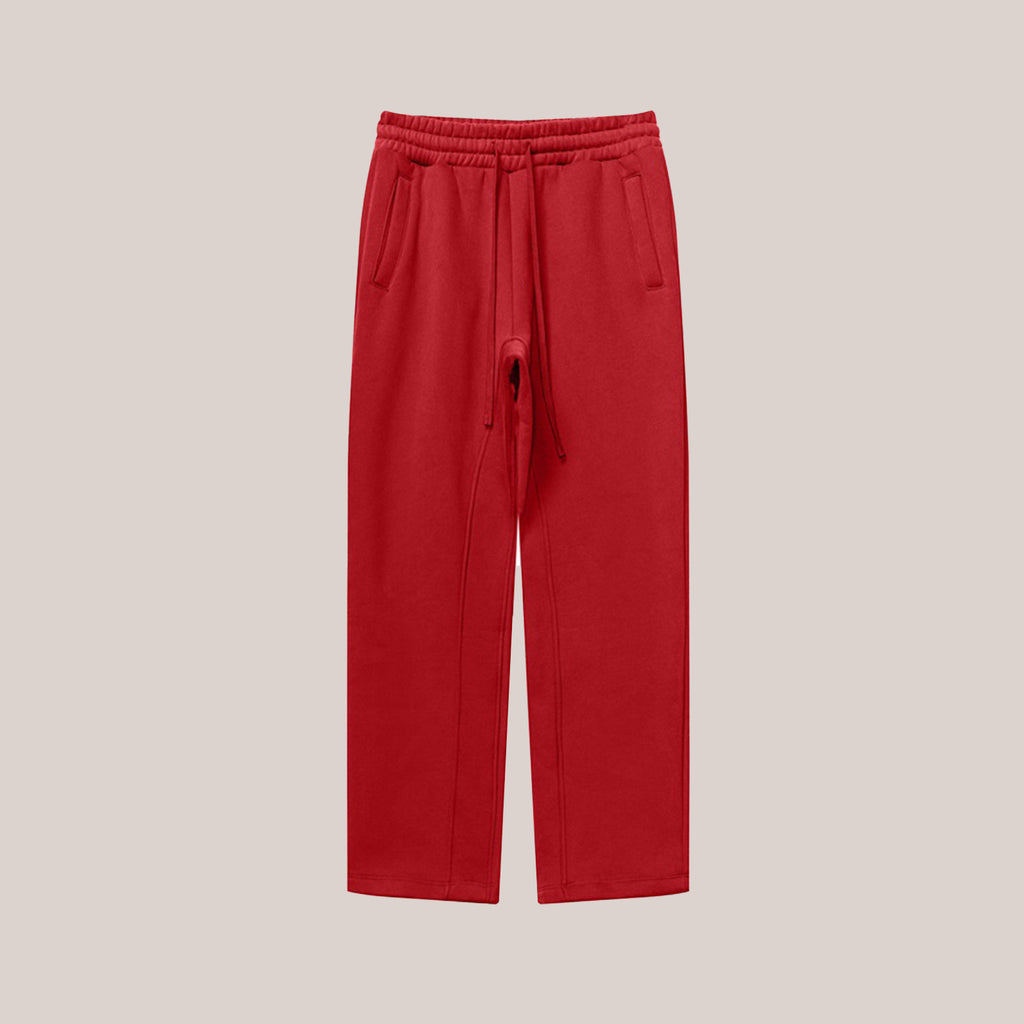 600GSM gerade Fleece-Jogginghose