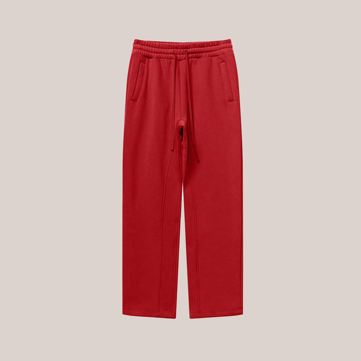 600GSM gerade Fleece-Jogginghose