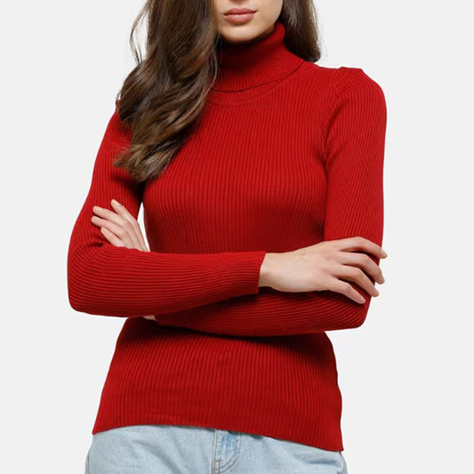 Soft Comfy Turtleneck Knitted Bottoming Sweater | Fit UK6-20