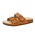 8333 Wildledersandalen mit Doppelschnalle