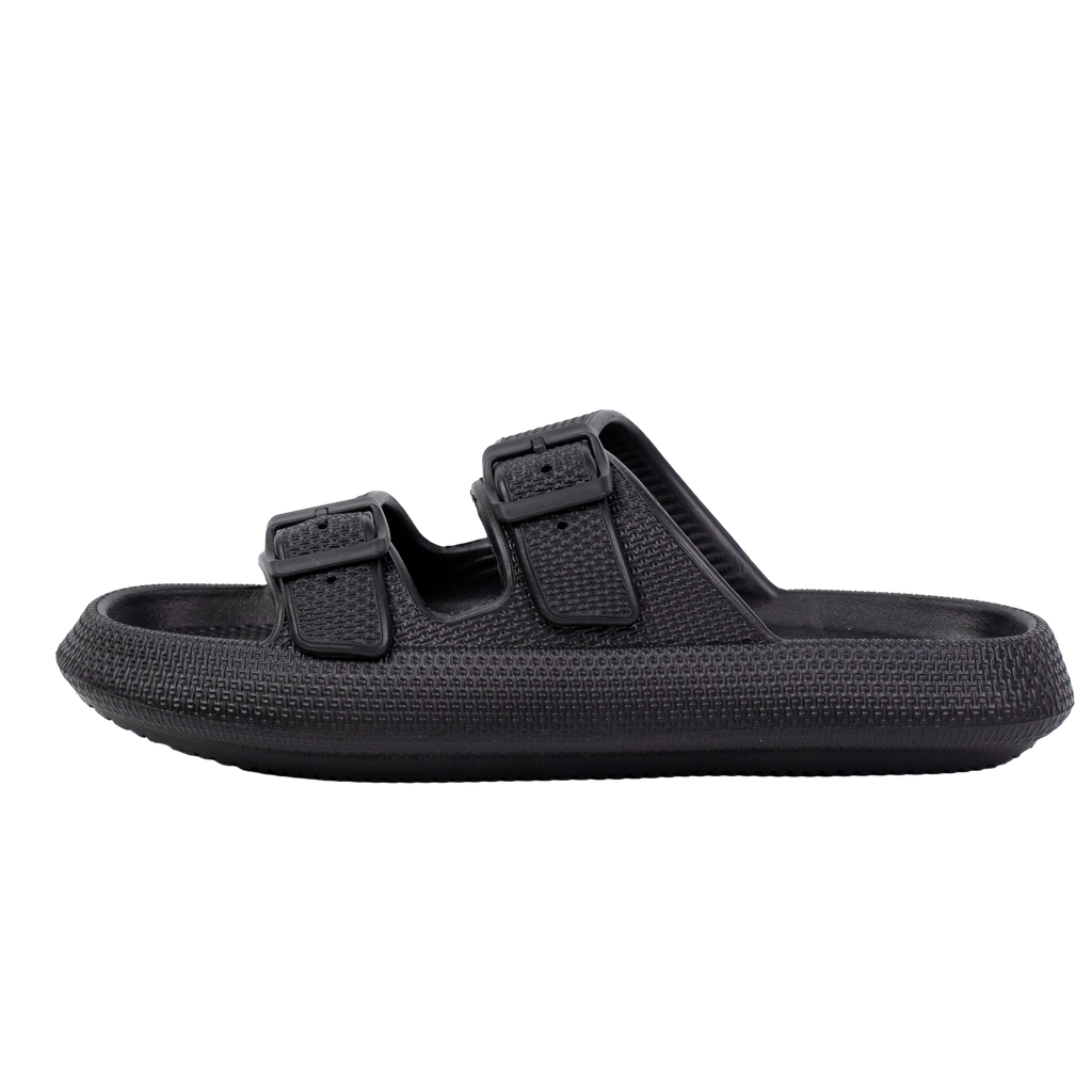 2302 EVA-Strandsandalen mit Doppelschnalle in Wolkenoptik