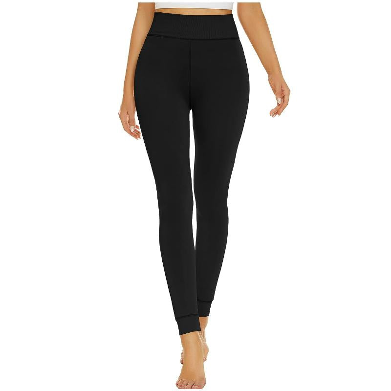 Hochdehnbare Leggings aus dickem Fleece 
