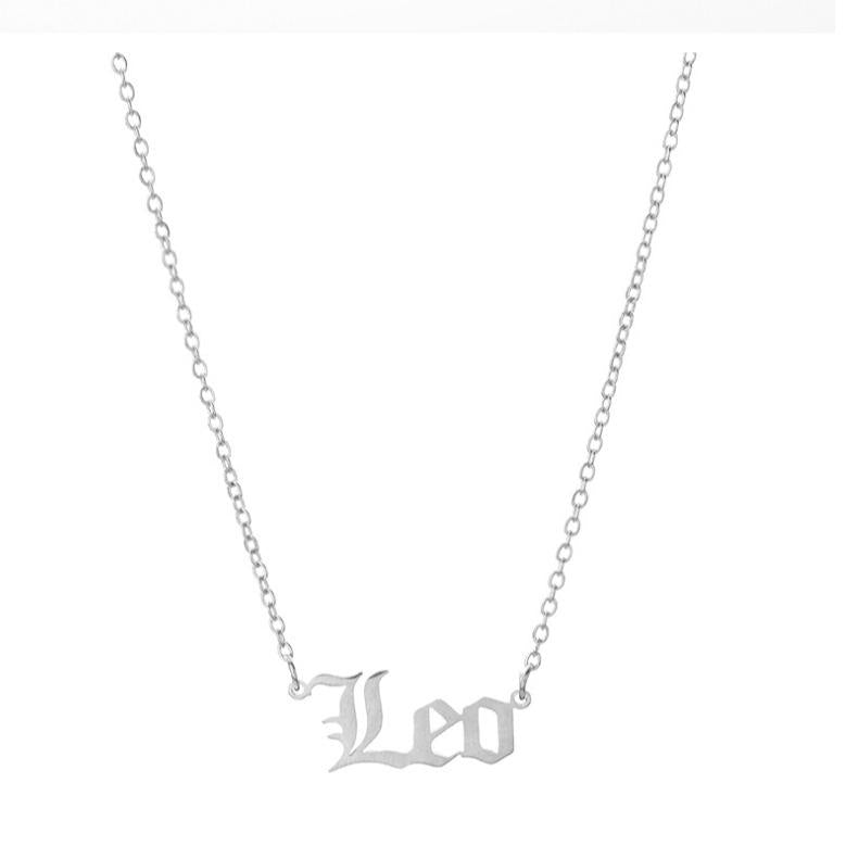 Zodiac Signs Necklace Alloy Electroplating Necklace Jewelry